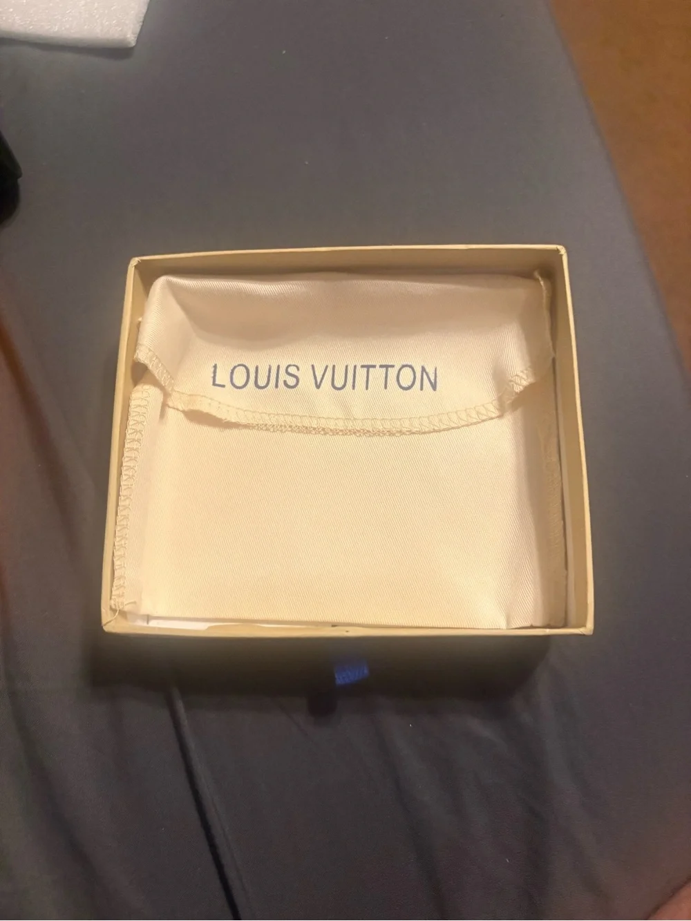 Louis Vuitton Black Embossed Monogram Bi-Fold Card Holder